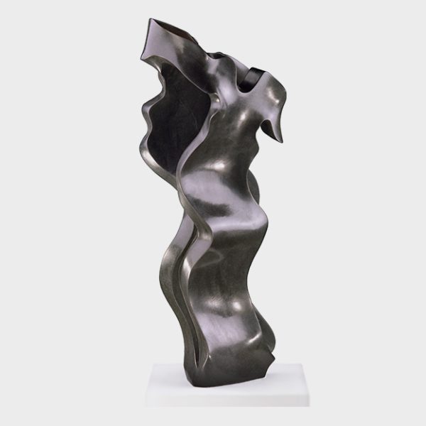 Abstrakte, moderne "Dancer" Skulptur aus schwarzen Springstone vom Bildhauer Rickson Zavare Murehwa